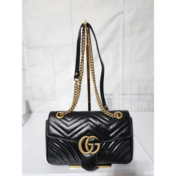 Gucci GG Marmont Medium Matelassé Shoulder Bag - Picture 1 of 14